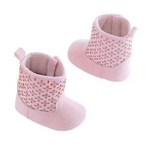 OshKosh B'gosh® Baby Girl Perforated Boot Crib Shoes