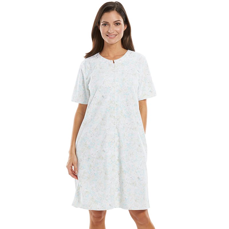 Women's Croft & Barrow® Baby Terry Snap Duster Robe