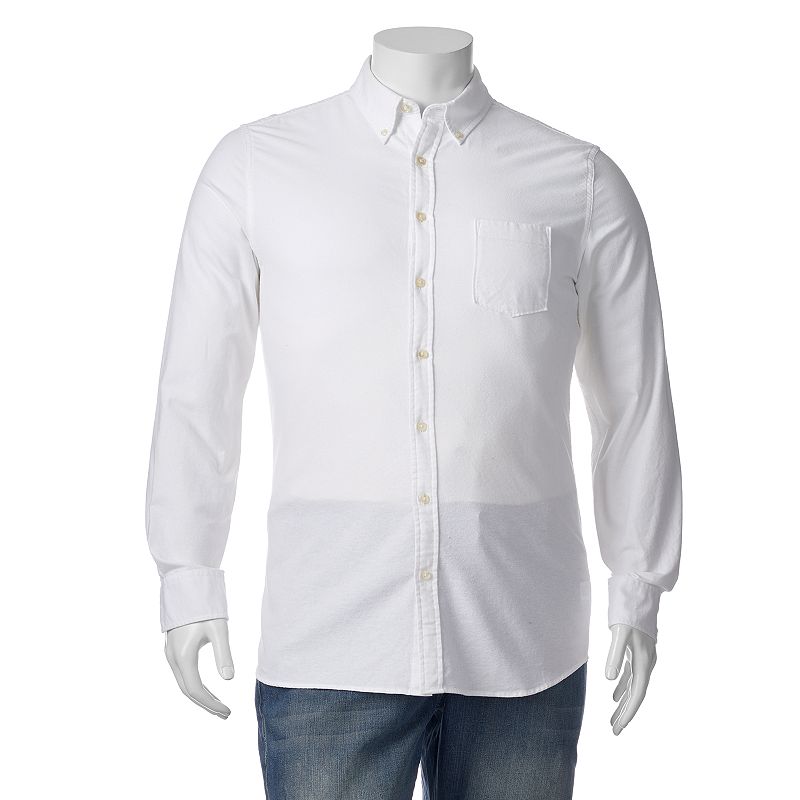 White Cotton Button Down Shirt Kohl's