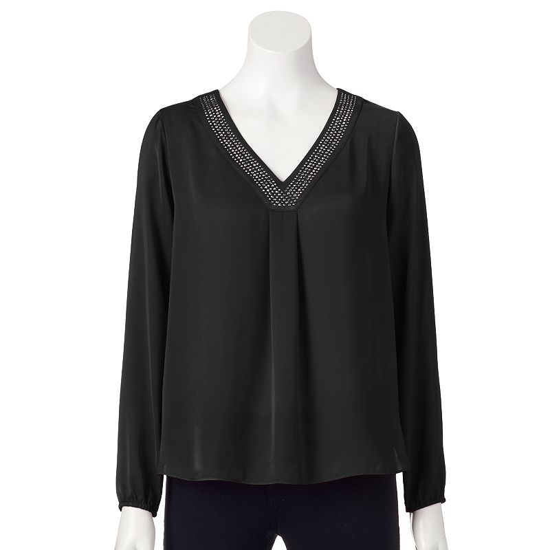 Embellished Petite Top Kohl's