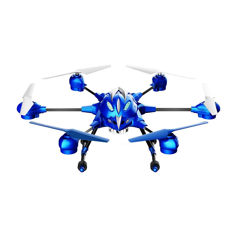 Riviera RC Pathfinder Hexacopter Drone with Camera, Blue