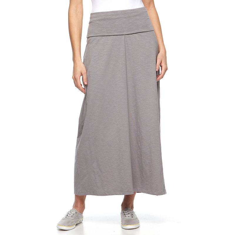 Womens Grey Maxi Skirt Kohl's