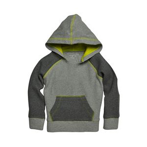 Baby Boy Burt's Bees Baby Organic Colorblock Thermal Hoodie