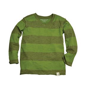 Baby Boy Burt's Bees Baby Organic Rugby Stripe Tee