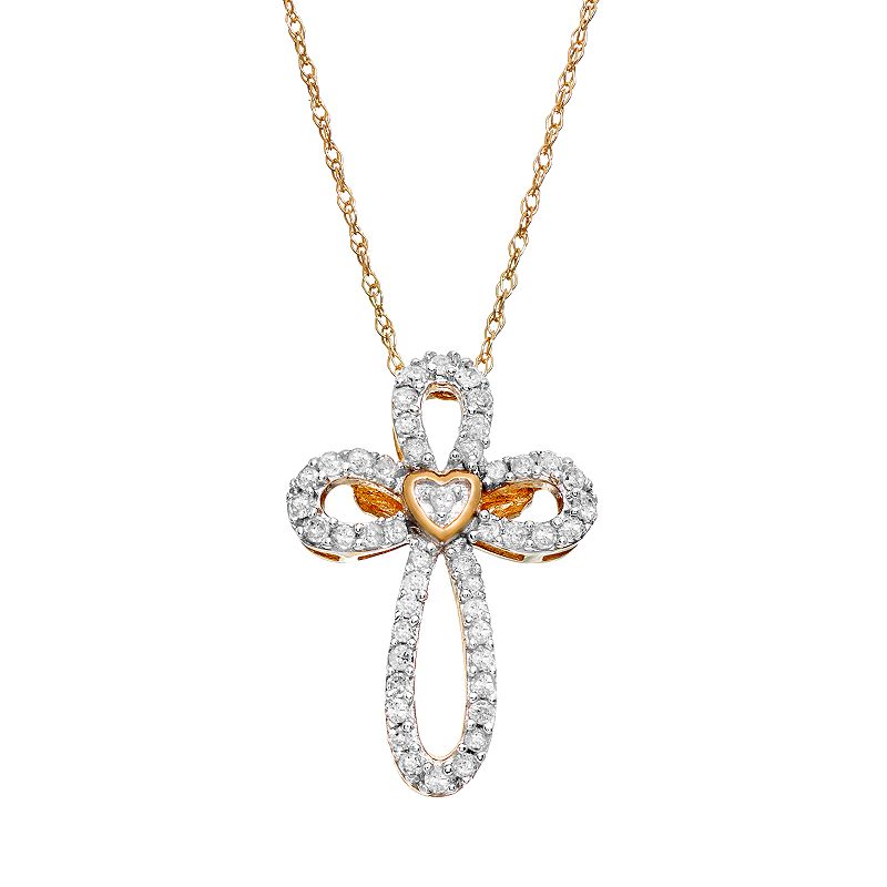 Diamond Cross Pendant Necklace Kohl's