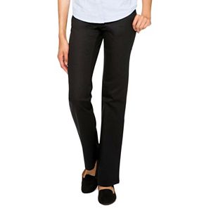 Juniors' Lee Uniforms Original Straight Leg Stretch Pants