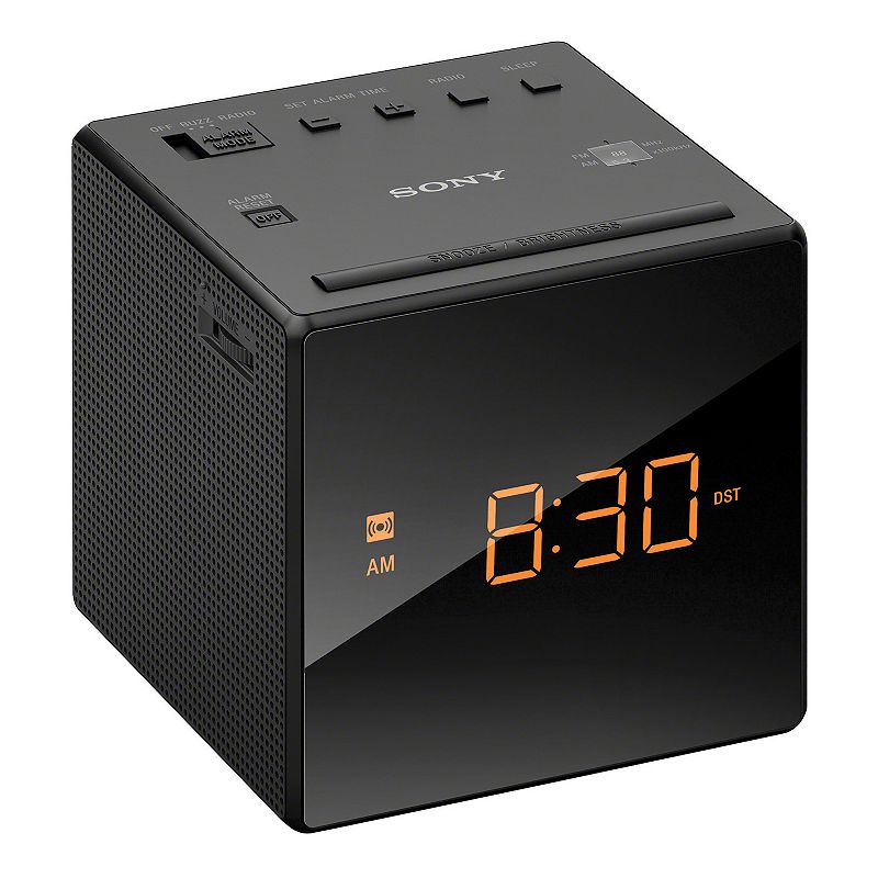Sony Alarm Clock Radio, Black