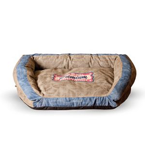 K&H Pet Premium Logo Bolster Couch Pet Bed