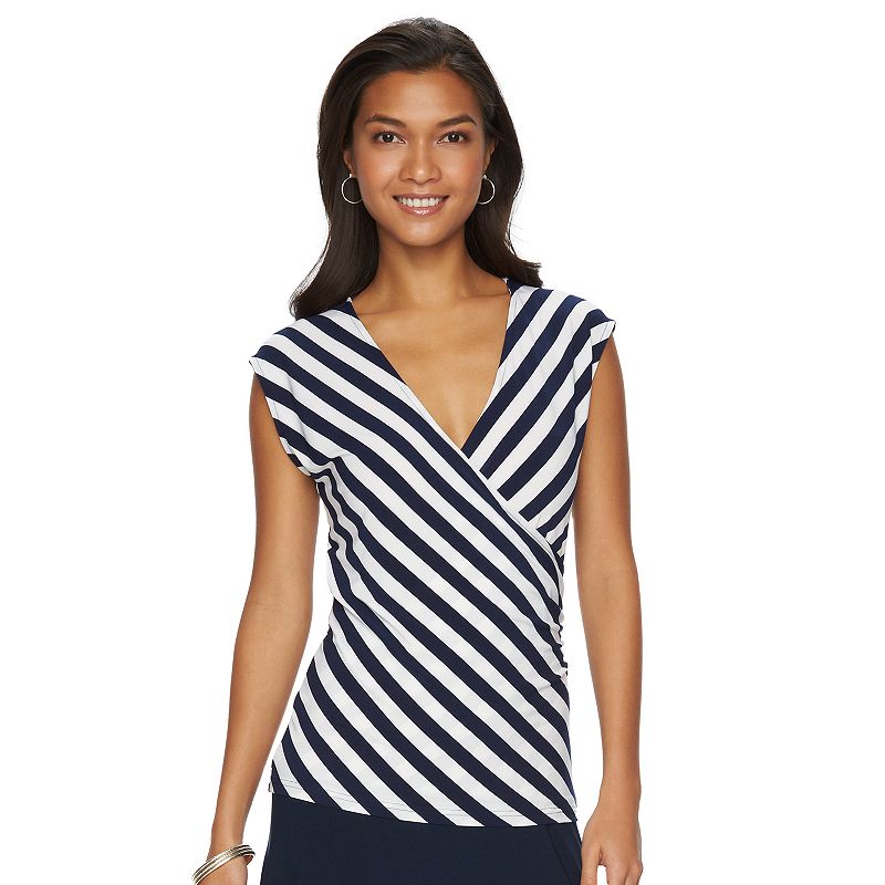 Chaps Navy Womens Top | Kohl&#39;s