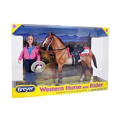 Breyer Classics Western Horse & Rider Set