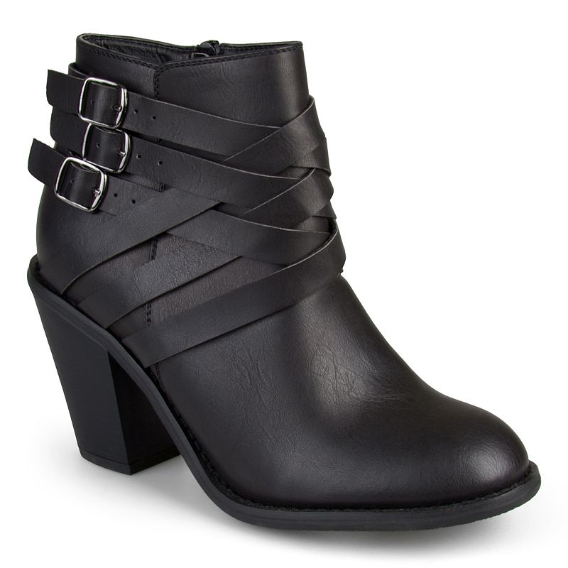 Journee Collection Strap Women&#39;s Ankle Boots