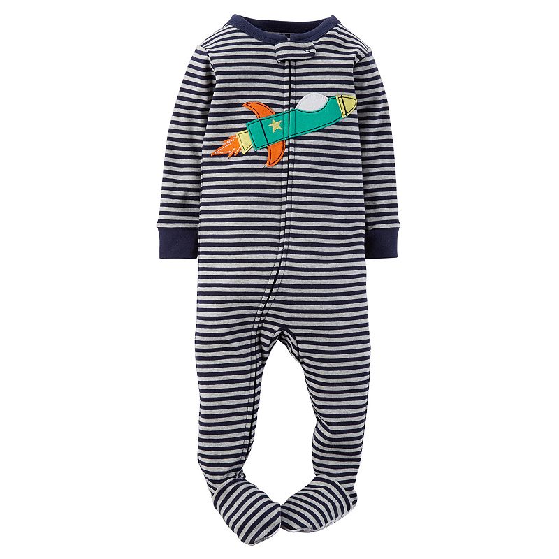 Toddler Boy Carter's Stripe Footed Pajamas