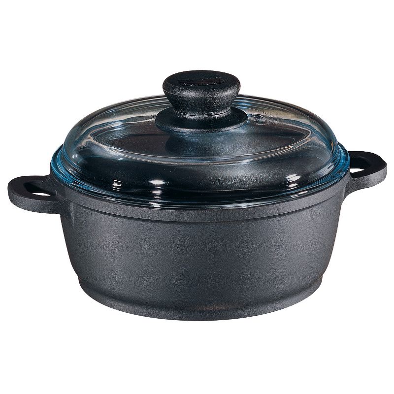 Berndes Traditional 7.5-qt. Nonstick Cast-Aluminum Dutch Oven, Grey