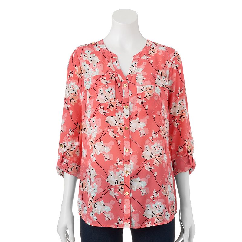 Womens Long Sleeve Blouse Kohl's
