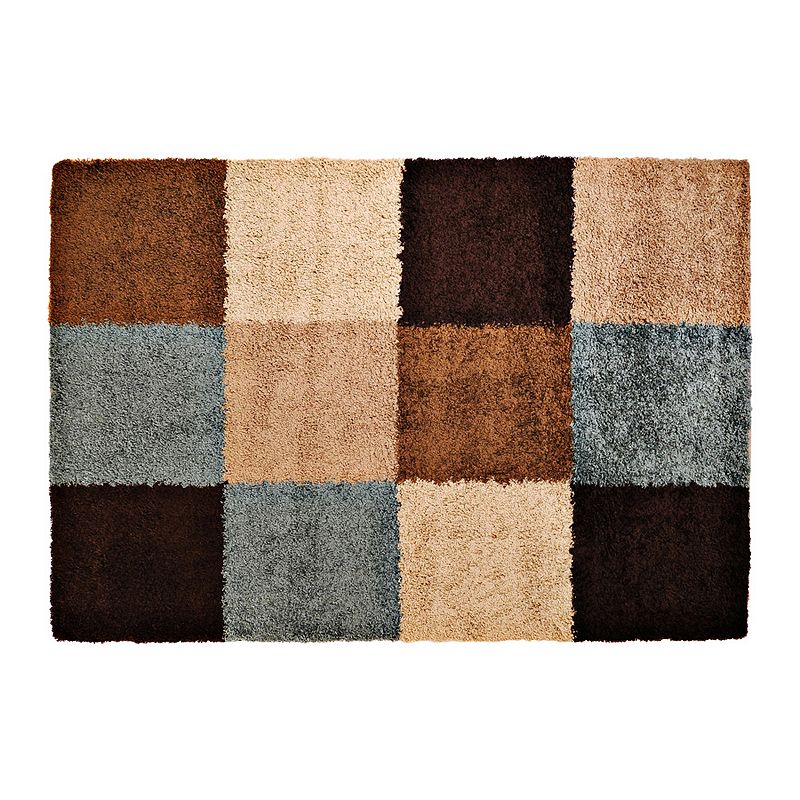 Surya Concepts Checkered Shag Rug