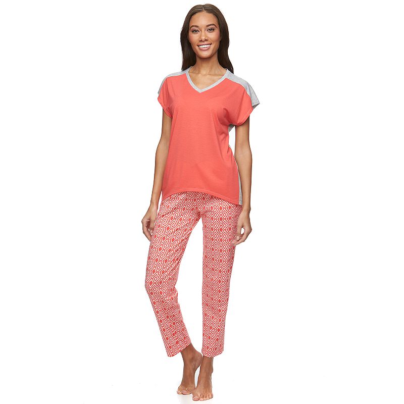 Coral Cotton Pajamas Kohl's