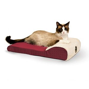 K&H Pet Ultra Memory Orthopedic Chaise Lounger Pet Bed
