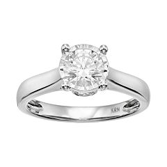 Diamond Engagement Ring in 14k White Gold (1 Carat T.W.) by