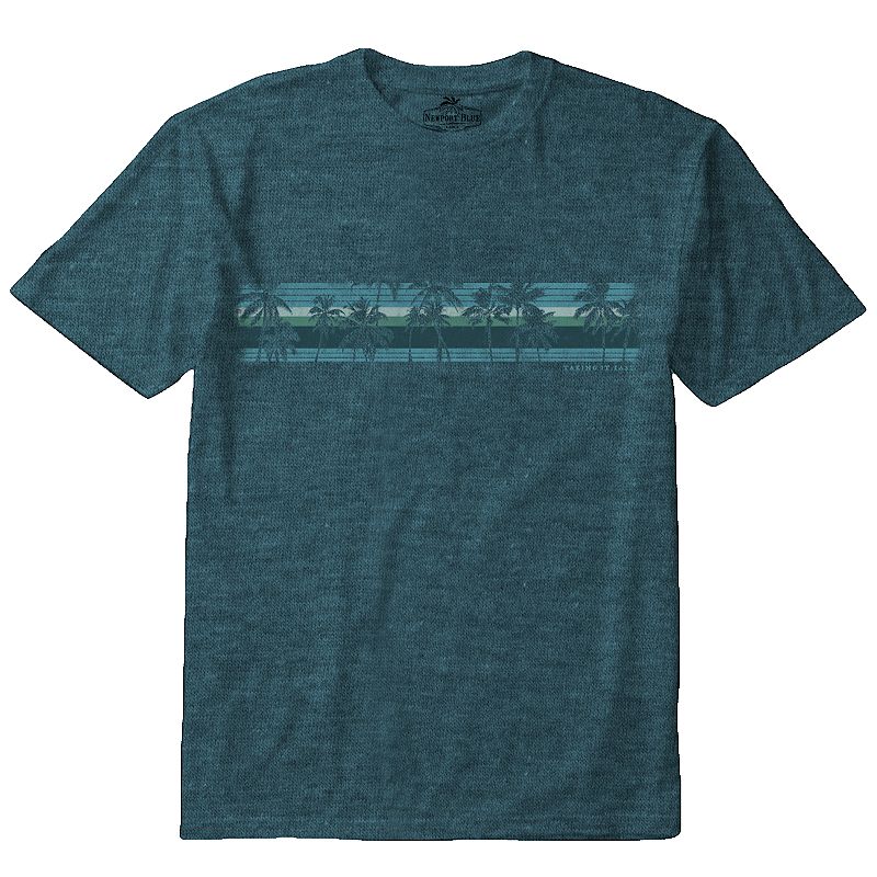 Newport Blue Taking It Easy Palm Tree Band Tee Men