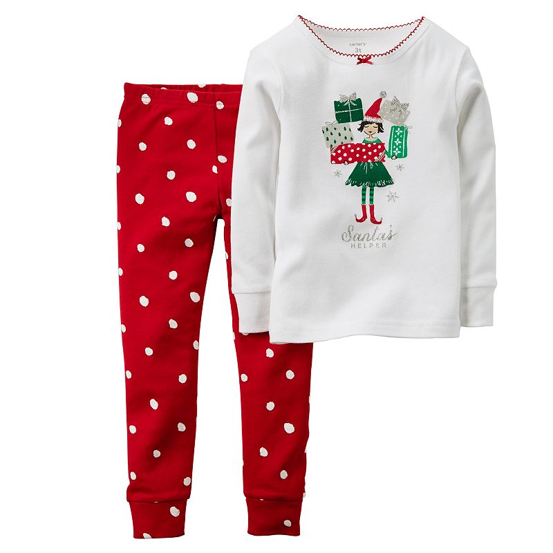 Toddler Girl Carter's Christmas Pajama Set