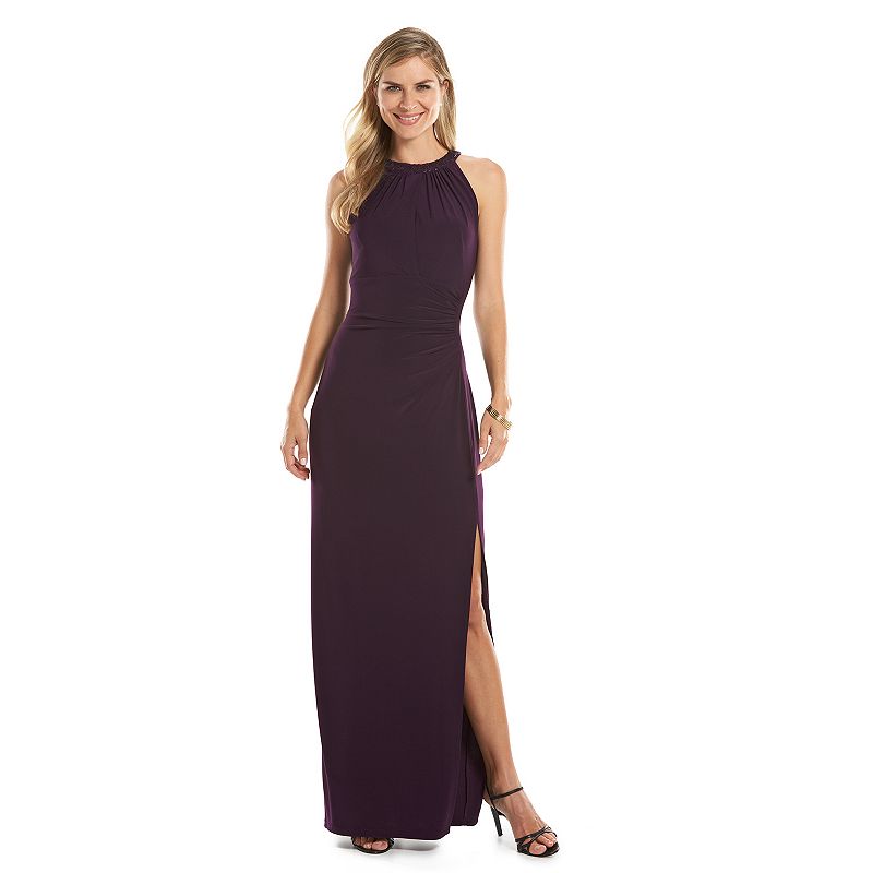Chaps SequinTrim Evening Gown Women's