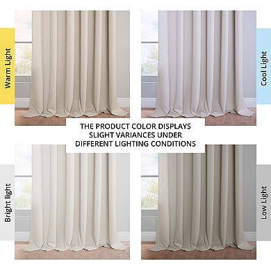 EFF Blackout 1-Panel Doublewide Window Curtain