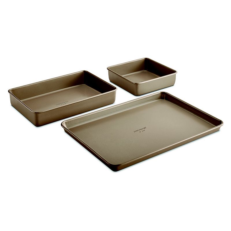 Simply Calphalon 3-pc. Nonstick Bakeware Set, Multicolor