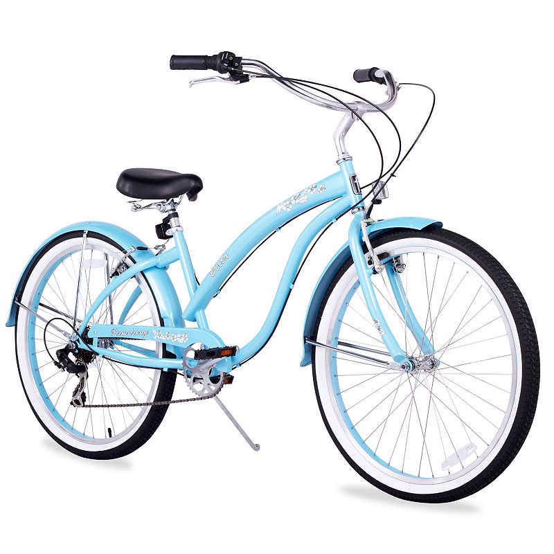 Firmstrong Women's 26-in. Bella Classic Seven-Speed Beach Cruiser Bike, Blue