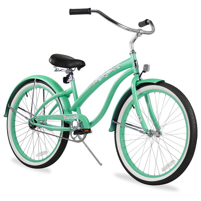 Firmstrong Women's 24-in. Bella Classic Single-Speed Beach Cruiser Bike, Green