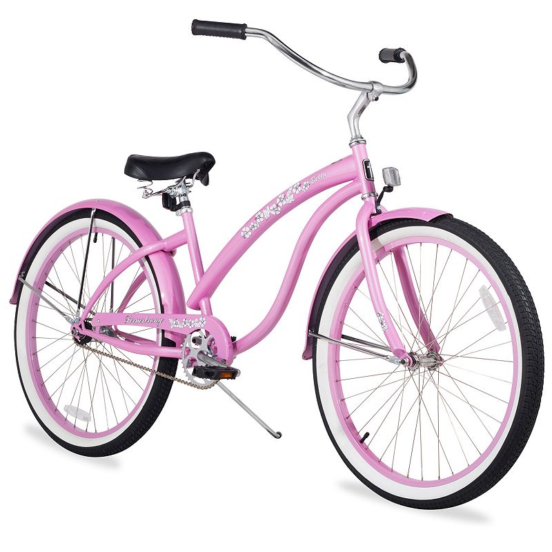 Firmstrong Women's 26-in. Bella Classic Single-Speed Beach Cruiser Bike, Pink