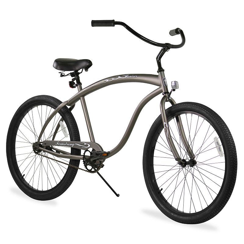 Firmstrong Men's 26-in. Bruiser Single-Speed Beach Cruiser Bike, Grey