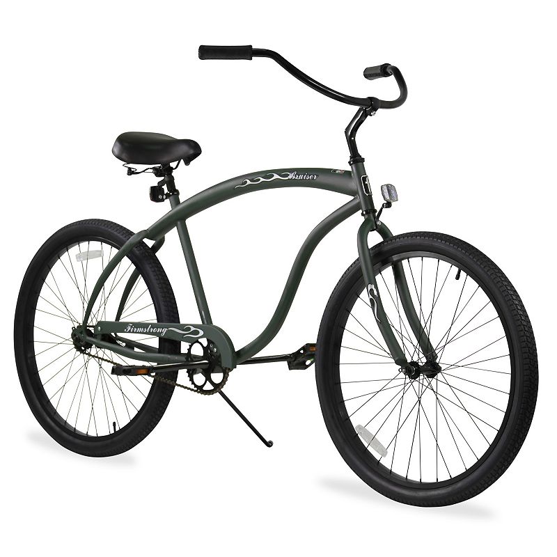 Firmstrong Men's 26-in. Bruiser Single-Speed Beach Cruiser Bike, Green