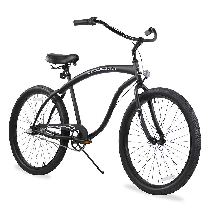 Firmstrong Men's 26-in. Bruiser Three-Speed Beach Cruiser Bike, Black