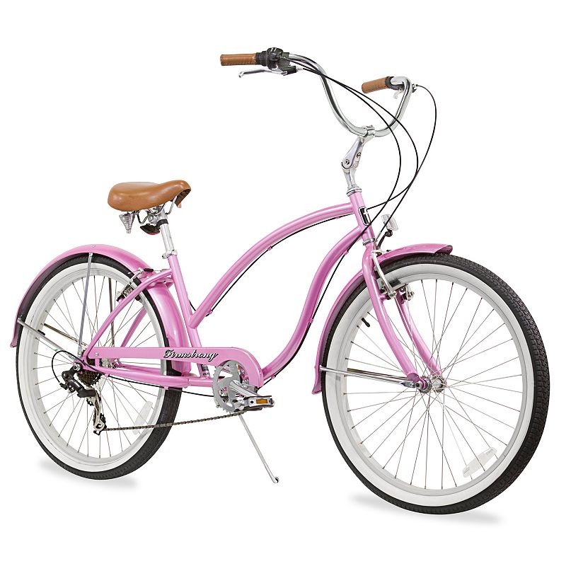 Firmstrong Women's 26-in. Chief Lady Seven-Speed Beach Cruiser Bike, Pink