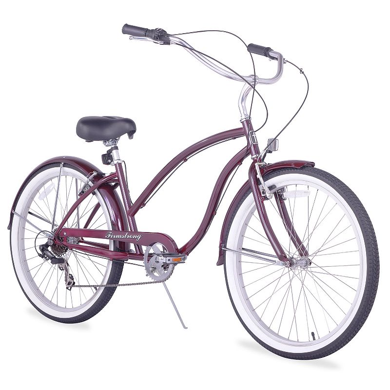 Firmstrong Women's 26-in. Chief Lady Seven-Speed Beach Cruiser Bike, Purple