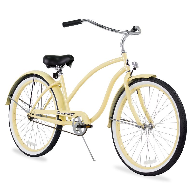 Firmstrong Women's 26-in. Chief Lady Single-Speed Beach Cruiser Bike, White