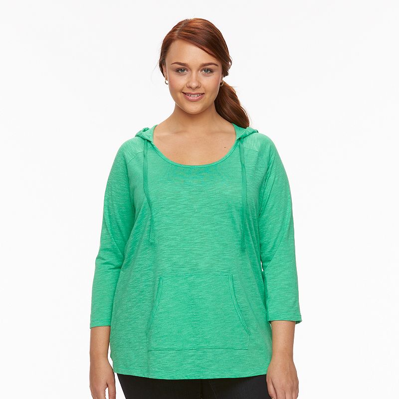 Raglan 3/4 Sleeve Top Kohl's