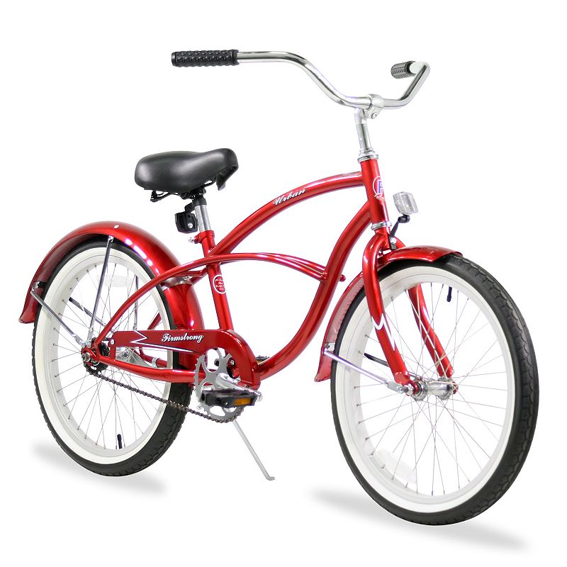 Firmstrong Boys 20-in. Urban Single-Speed Beach Cruiser Bike, Red