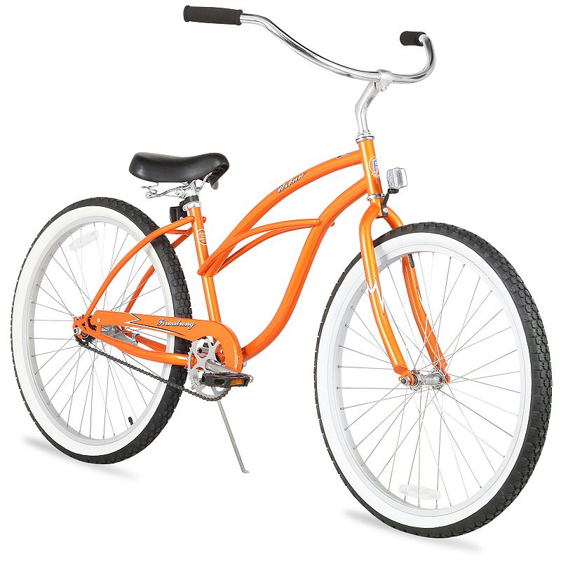 Firmstrong Women's 26-in. Urban Single-Speed Beach Cruiser Bike, Orange