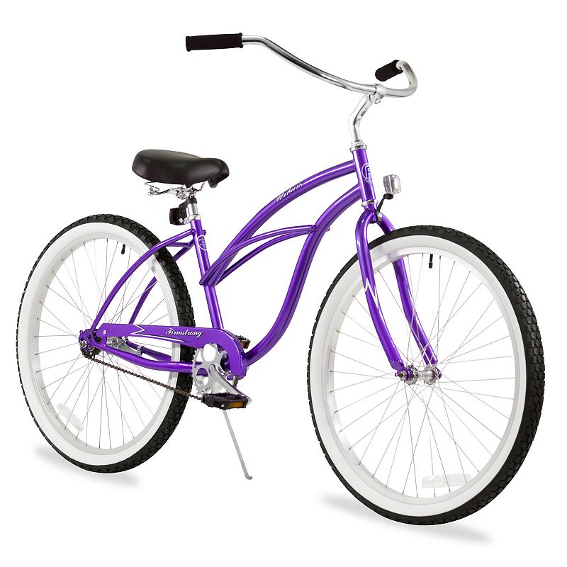 Firmstrong Women's 26-in. Urban Single-Speed Beach Cruiser Bike, Purple