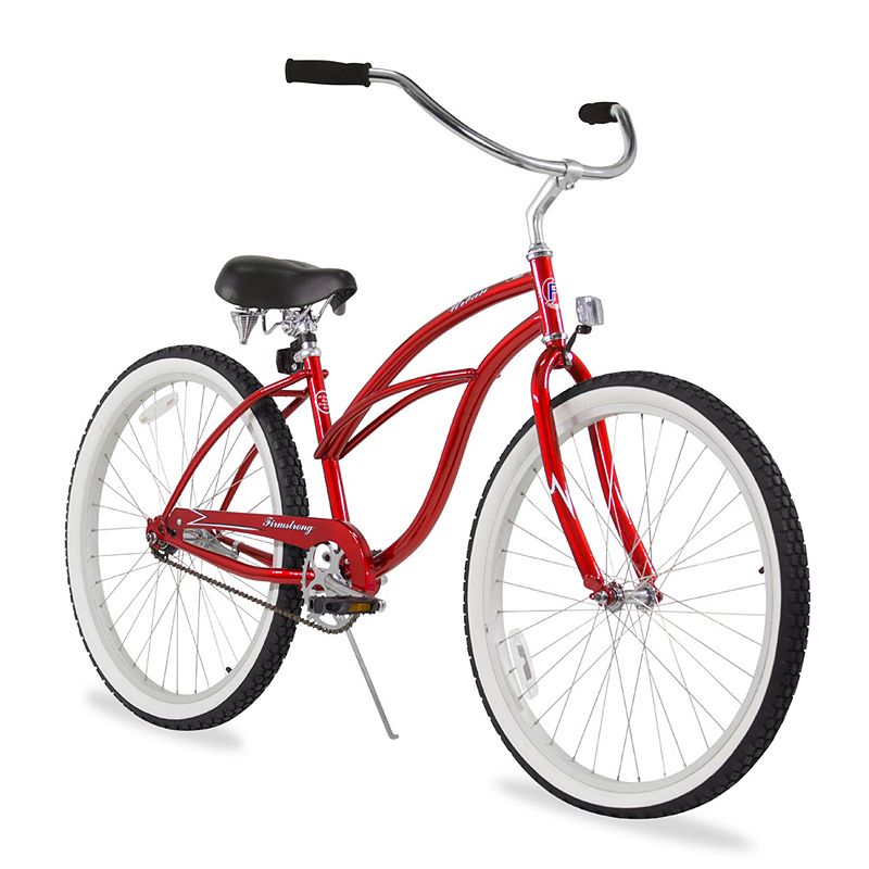 Firmstrong Women's 26-in. Urban Single-Speed Beach Cruiser Bike, Red