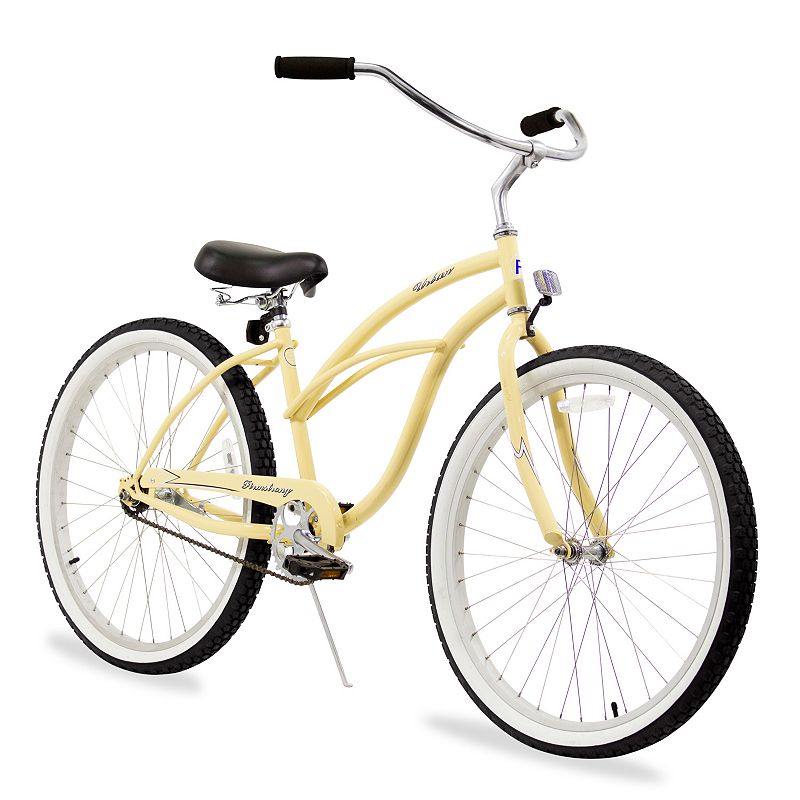 Firmstrong Women's 26-in. Urban Single-Speed Beach Cruiser Bike, White