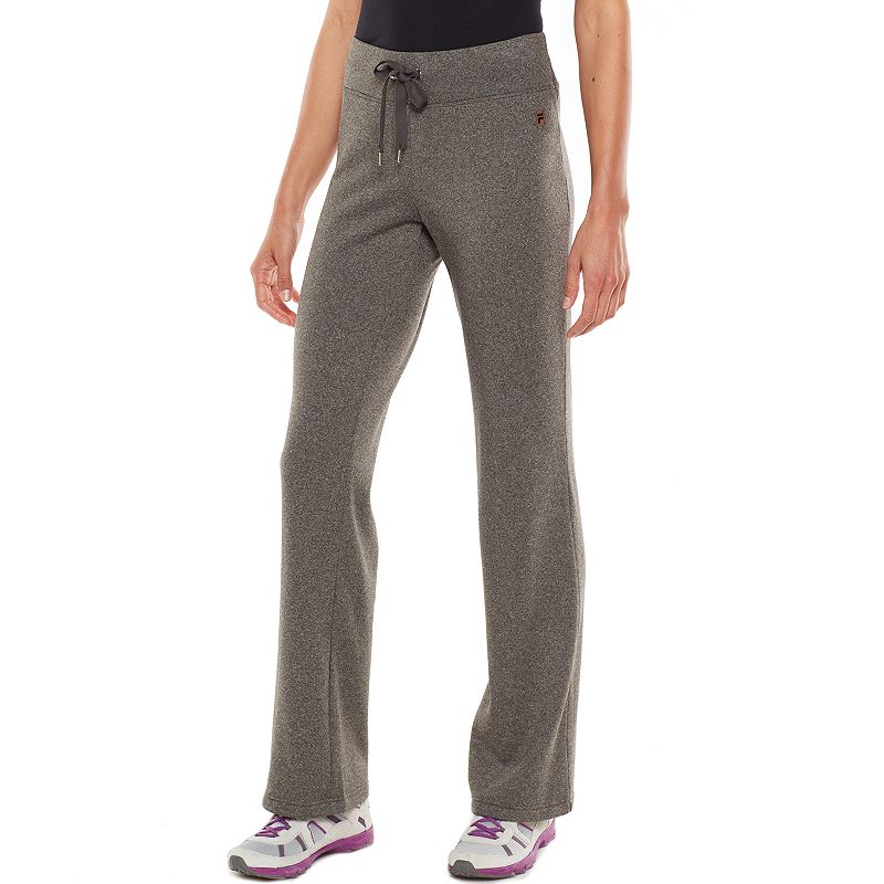 fleece bootcut pants