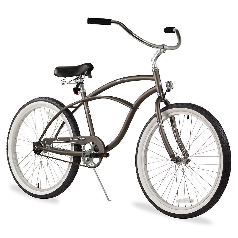 Firmstrong Men's 24-in. Urban Single-Speed Beach Cruiser Bike, Grey