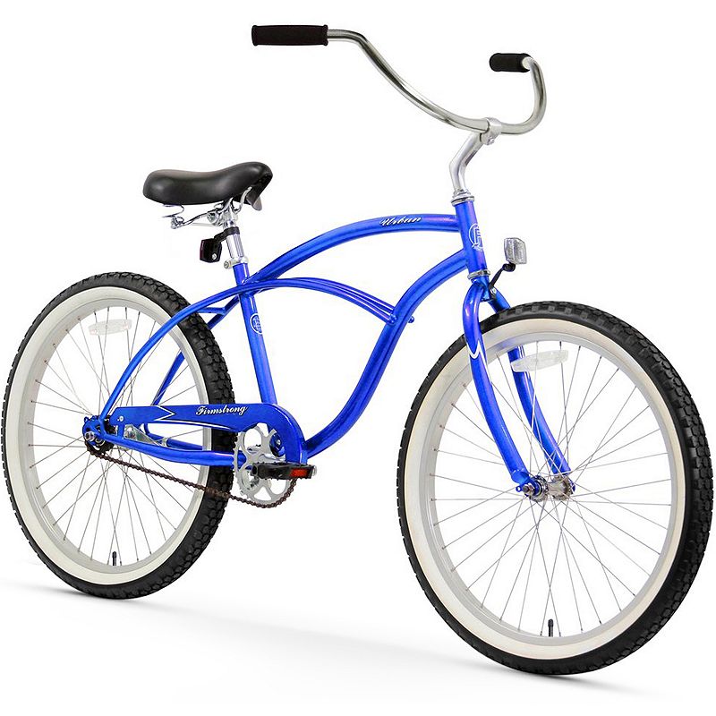 Firmstrong Men's 24-in. Urban Single-Speed Beach Cruiser Bike, Blue