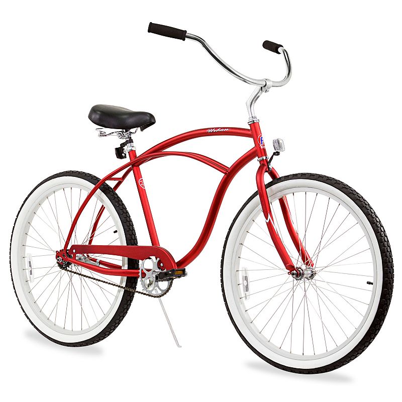 Firmstrong Men's 26-in. Urban Single-Speed Beach Cruiser Bike, Red
