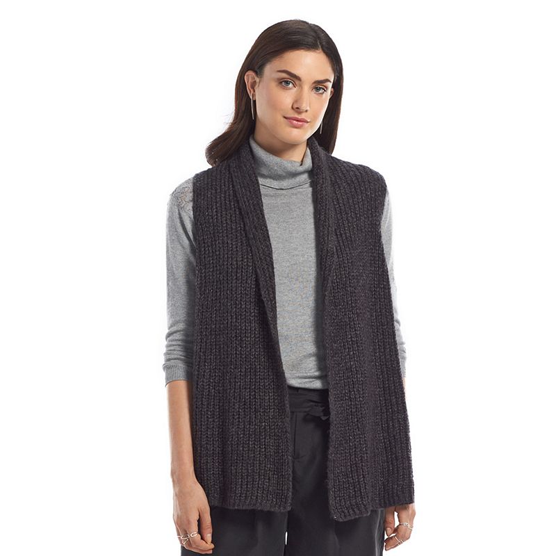 Women&#39;s ELLE™ Ribbed Sweater Vest