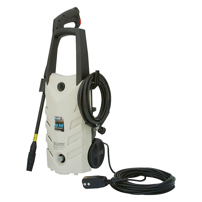 Pulsar 1600 PSI Electric Pressure Washer, White