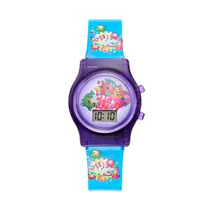 Shopkins Strawberry Kiss, D'Lish Donut, Kooky Cookie & Apple Blossom Girls' Digital Light-Up Watch