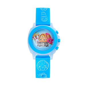 Shopkins Kooky Cookie, Poppy Corn & Lippy Lips Girls' Digital Light-Up Watch